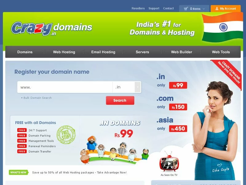 crazydomains.in-domain-registration